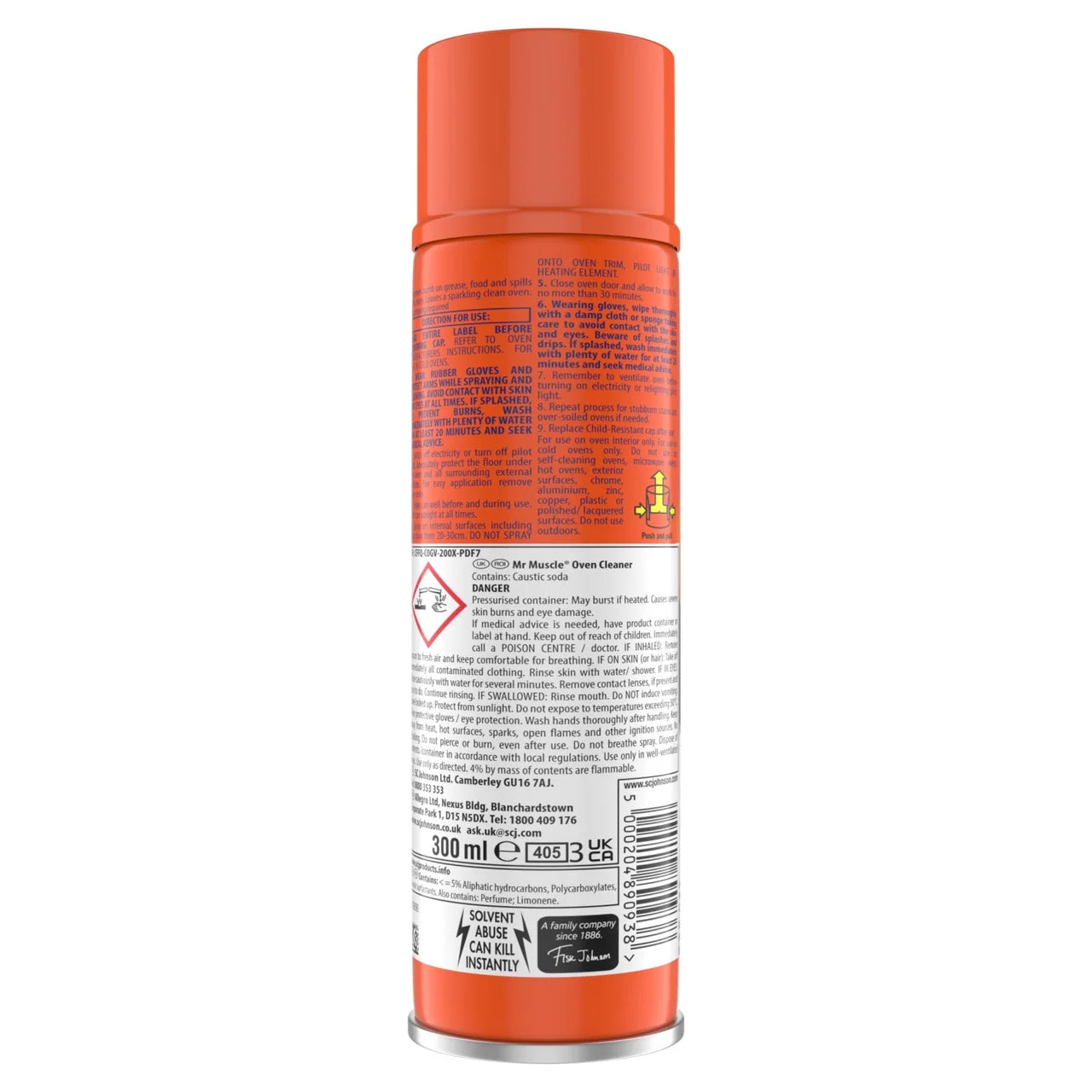 Mr Muscle Oven Cleaner 300ml