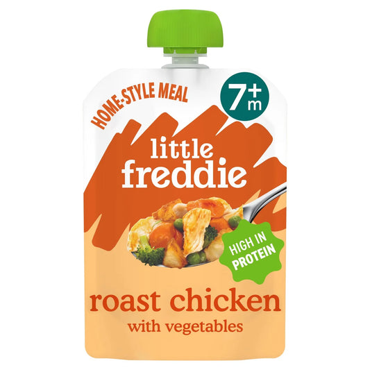 Little Freddie Roast Chicken with Veg Baby Food Pouch 6+ Months 130g