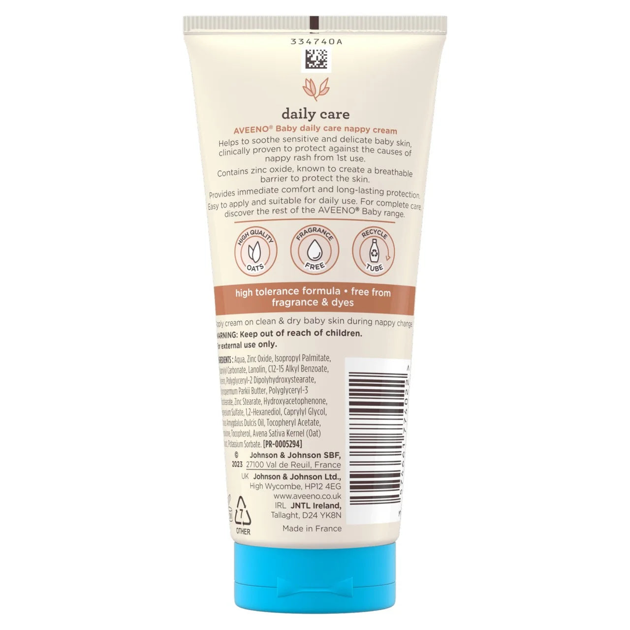 Aveeno Baby Nappy Cream 100ml