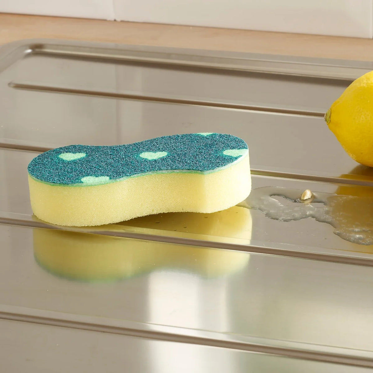 Spontex Easy - Sponge Scourers with Comfort Grip 2 per pack