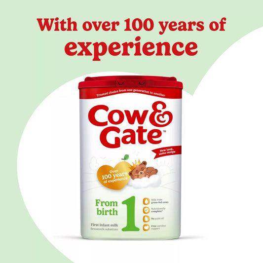 Cow & Gate 1 First Infant Baby Milk Formula Powder from Birth 800g
