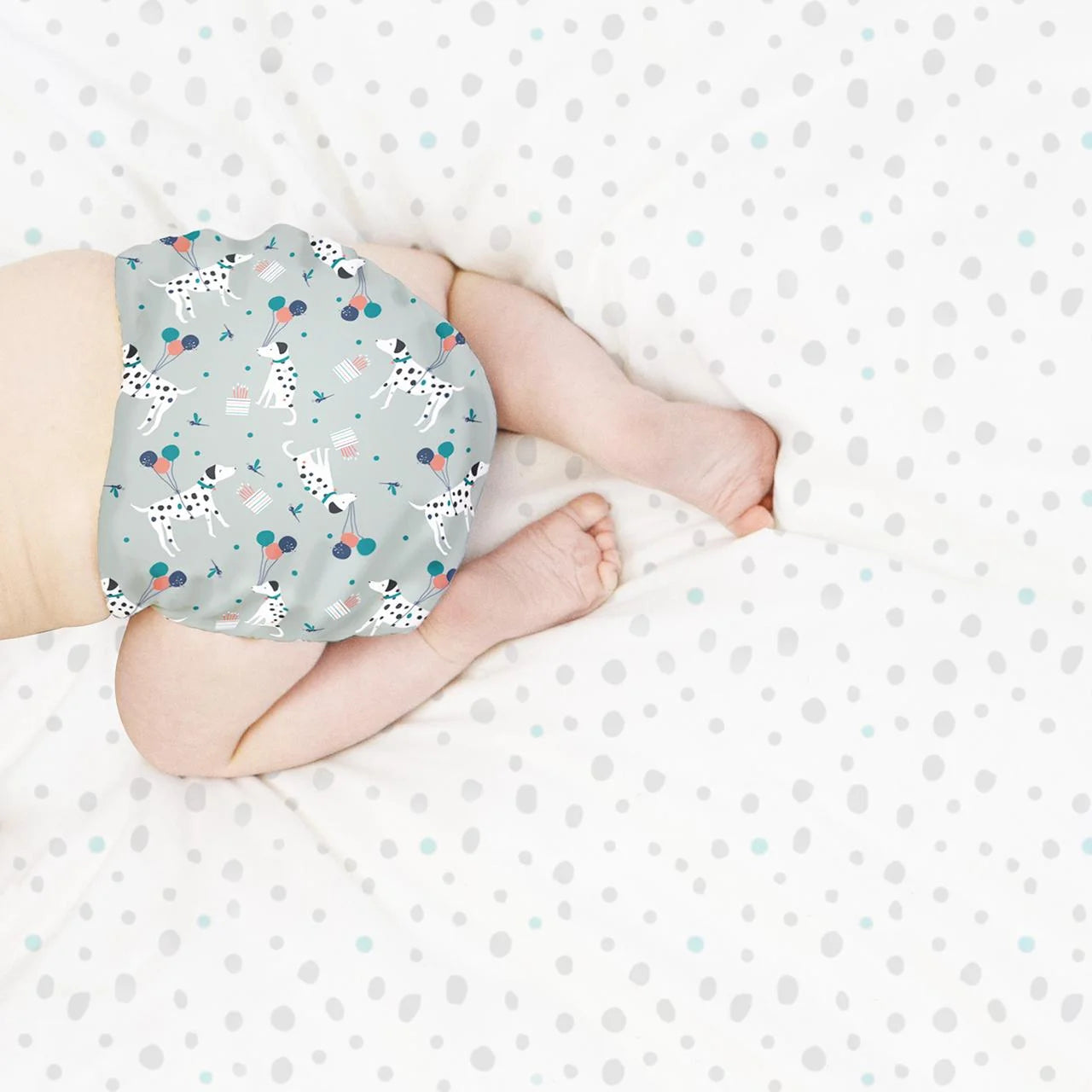 Bambino Mio Miosolo Classic All-In-One Reusable Nappy Set, Pattern Size 0-5 , 6 per pack