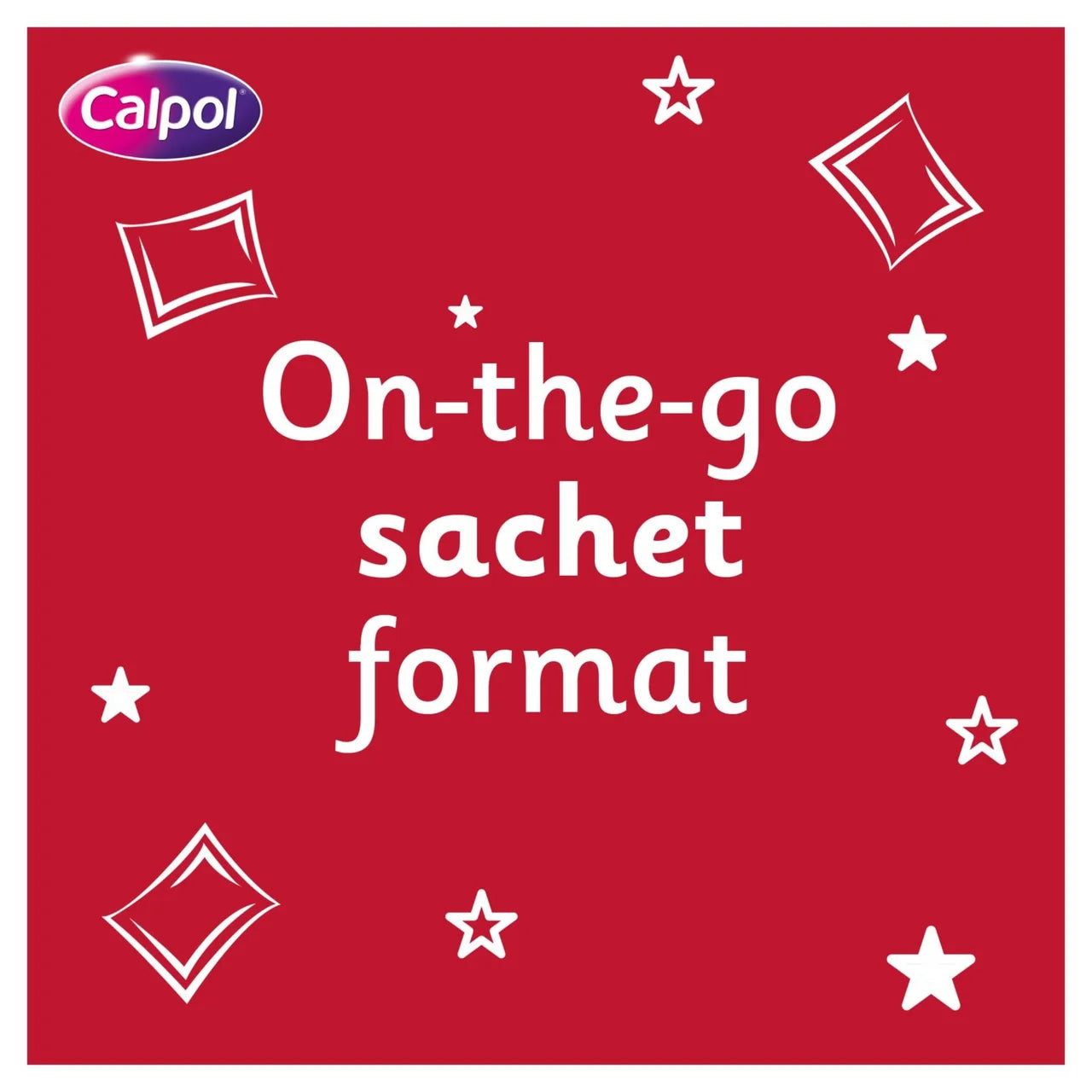 Calpol SixPlus Sugar & Colour Free Suspension Sachets Strawberry 6+ Years 12 x 5ml