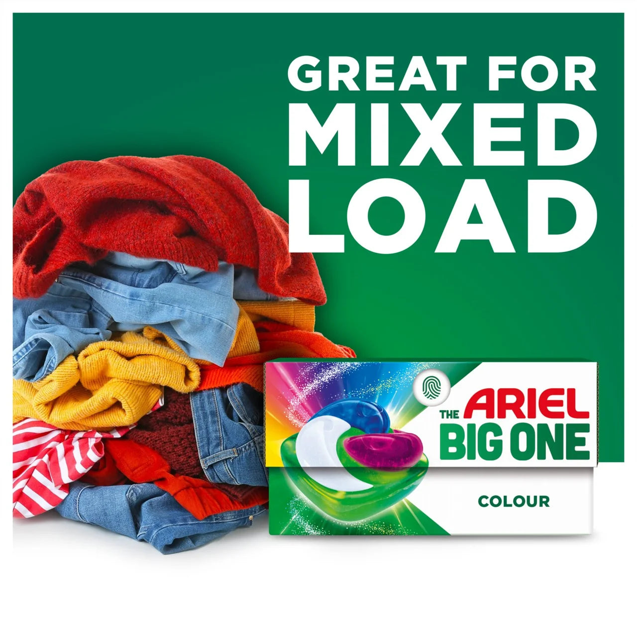 Ariel The Big One Colour Washing Liquid Pods 29 Washes
