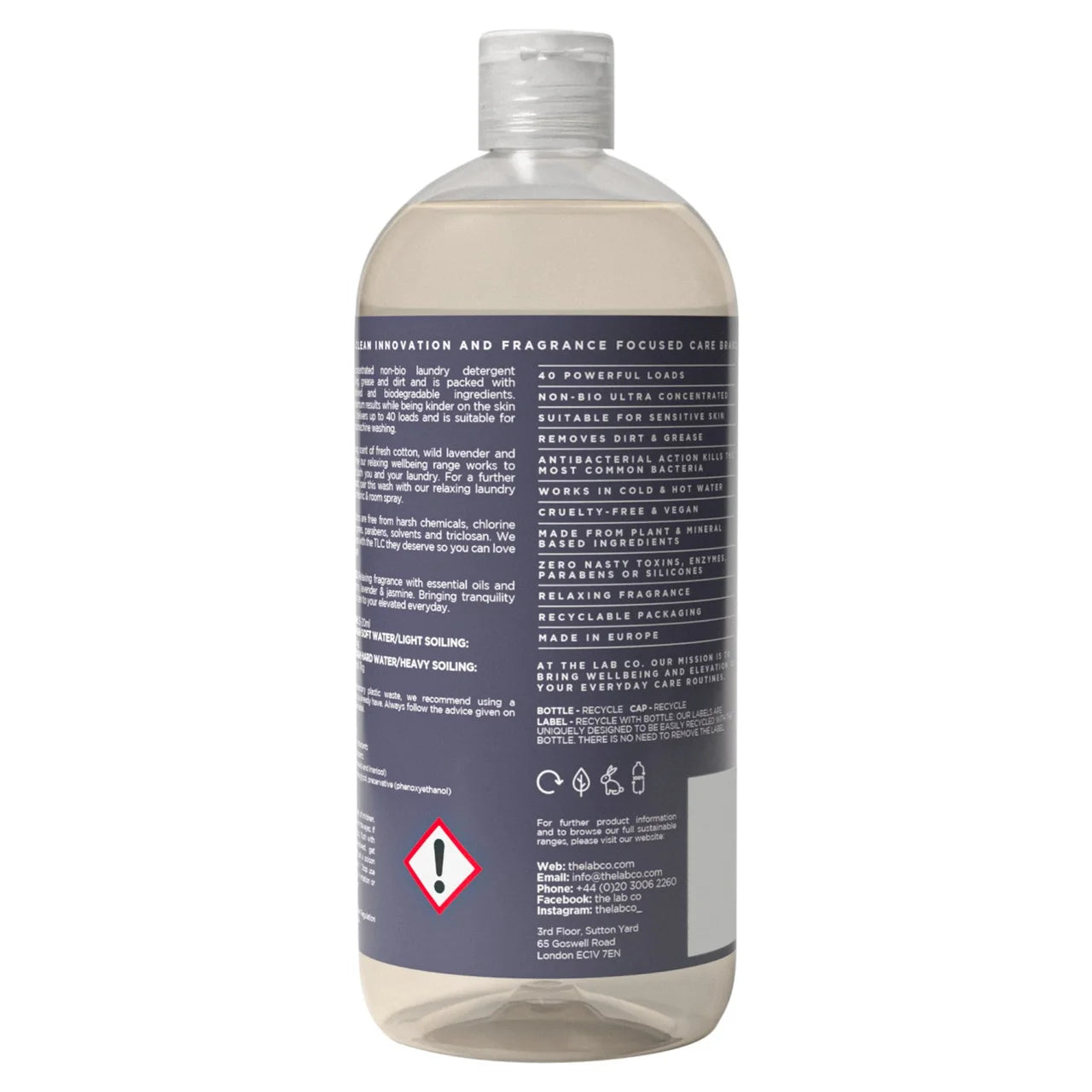 The Lab Co. Relaxing Non-Bio Laundry Detergent 1L