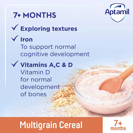Aptamil Multigrain Porridge Baby Cereal 7+ Months 200g