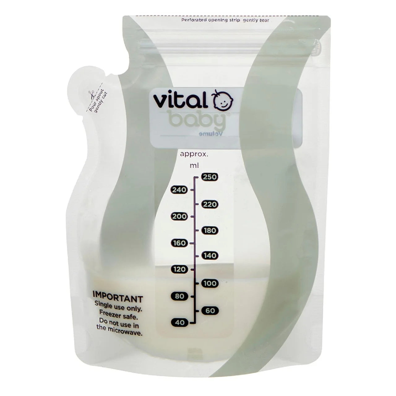 Vital Baby Breast Milk Storage Bags 30 per pack
