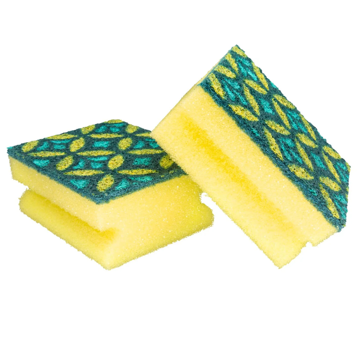 Spontex Mosaik Washups - 5x Longer Lasting Washing Up Sponge Scourers 2 per pack