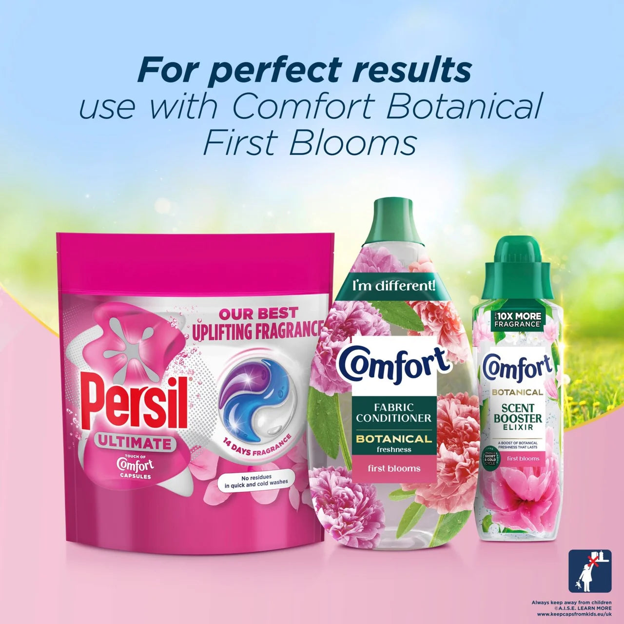 Persil Ultimate Touch of Comfort Laundry Washing Capsules 54 Washes