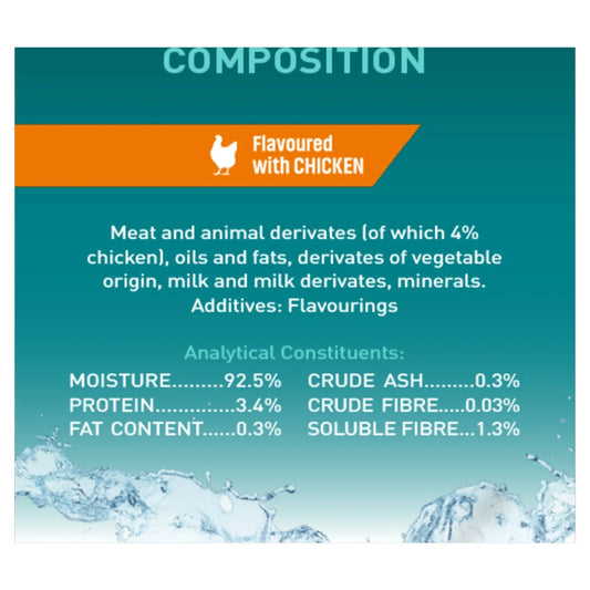 PURINA ONE HYDRALIFE with Chicken Liquid Cat Supplement 6 x 50g