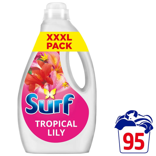 Surf Laundry Washing Liquid Detergent Tropical Lily 95 washes 2565ml