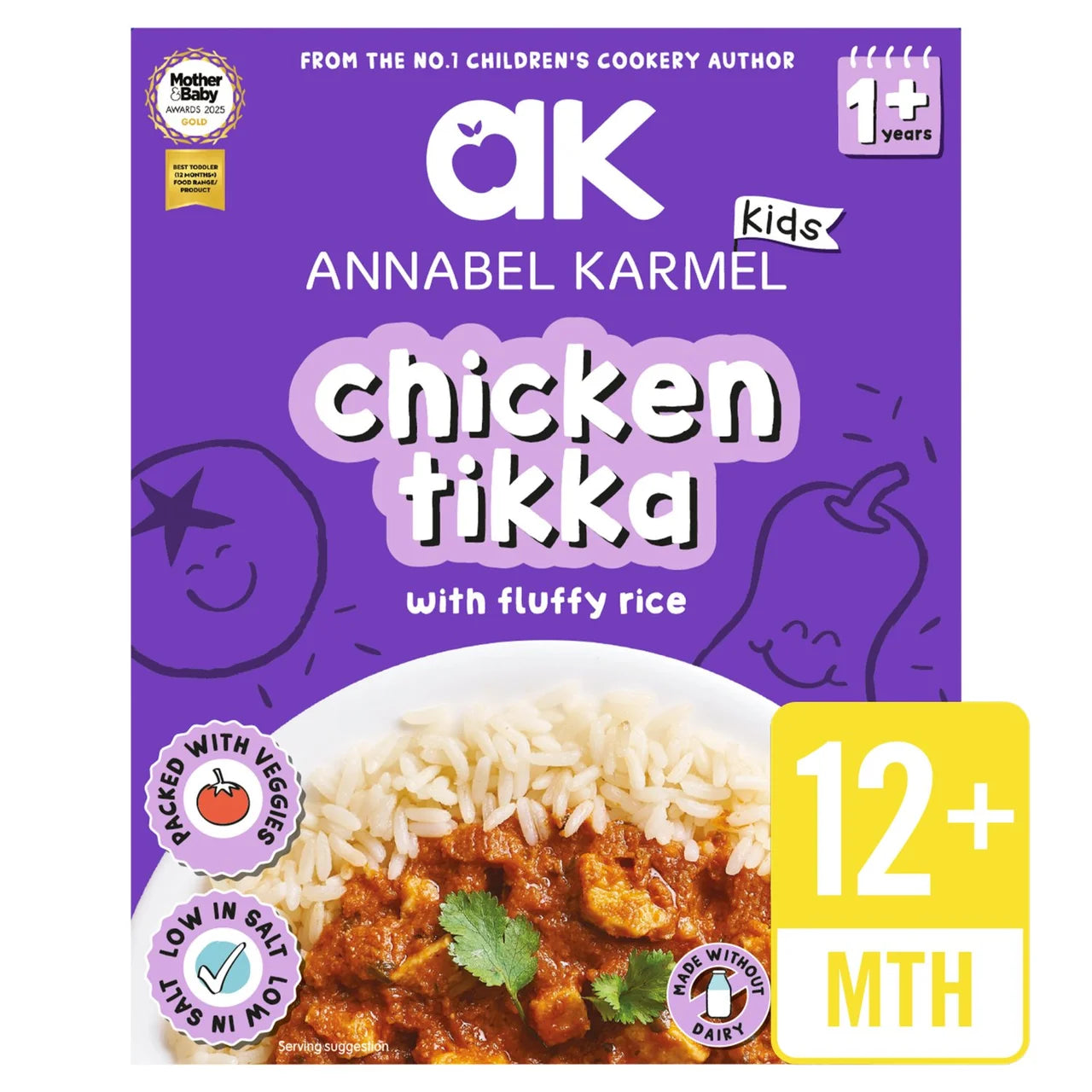 Annabel Karmel Frozen Chicken Tikka with fluffy rice 200g