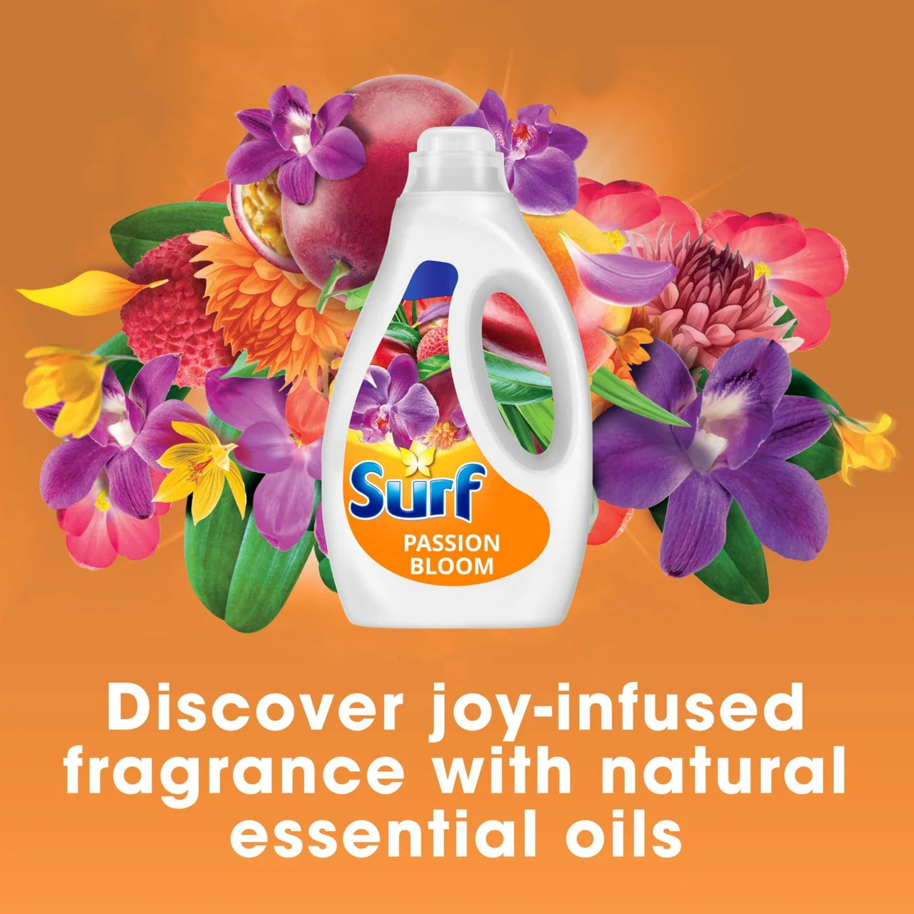 Surf Passion Bloom Liquid Laundry Washing Detergent 35 Washes 945ml