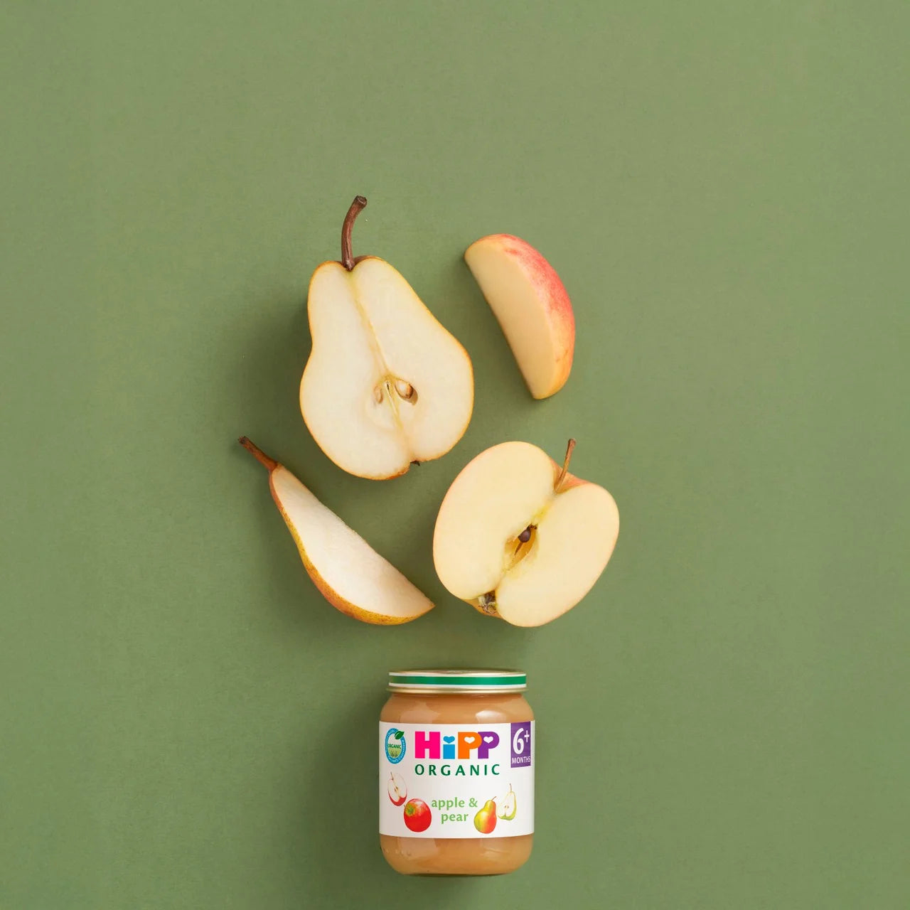HiPP Organic Apple & Pear Baby Food Jar 6+ Months 125g