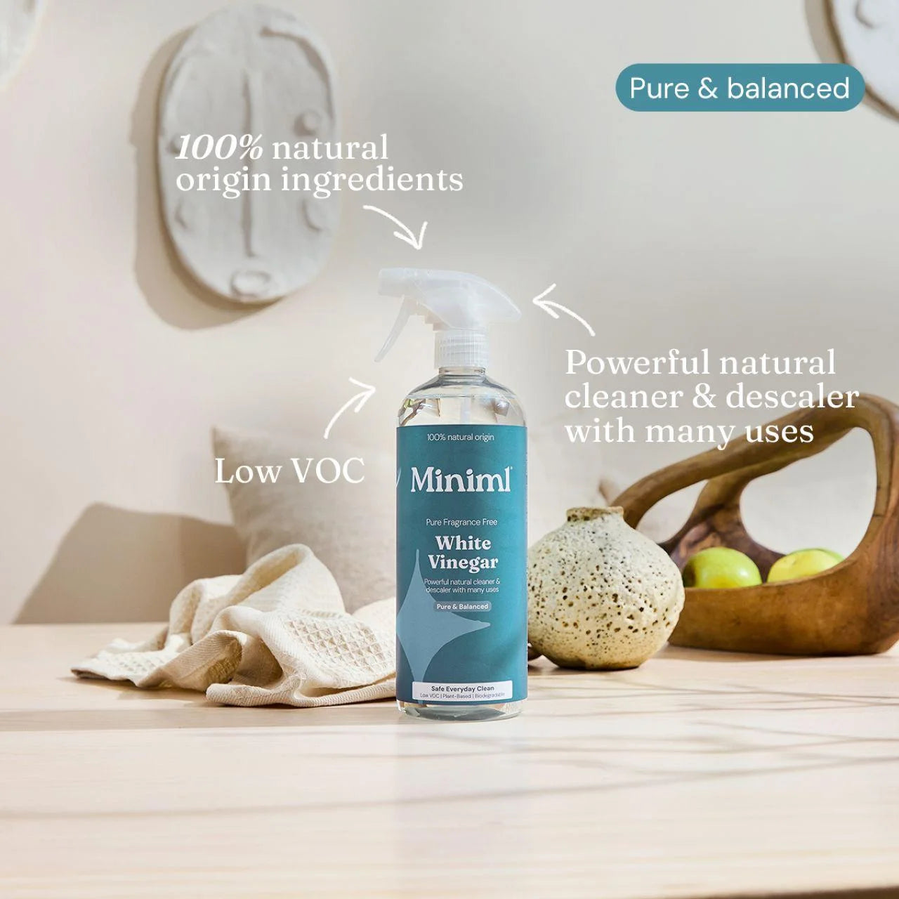 Miniml White Vinegar 750ml