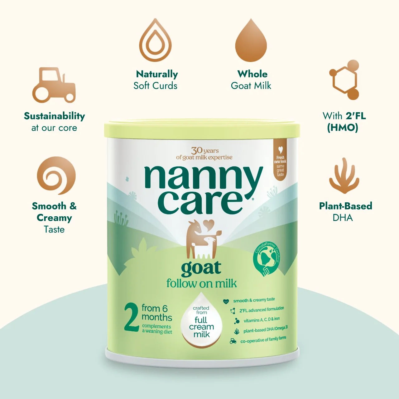 Nannycare Goat Stage 2 Follow On Milk Formula 800g