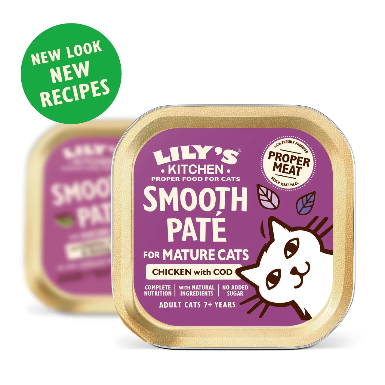 Lily's Kitchen Cat Mature Smooth Chicken & Cod Pate 85g