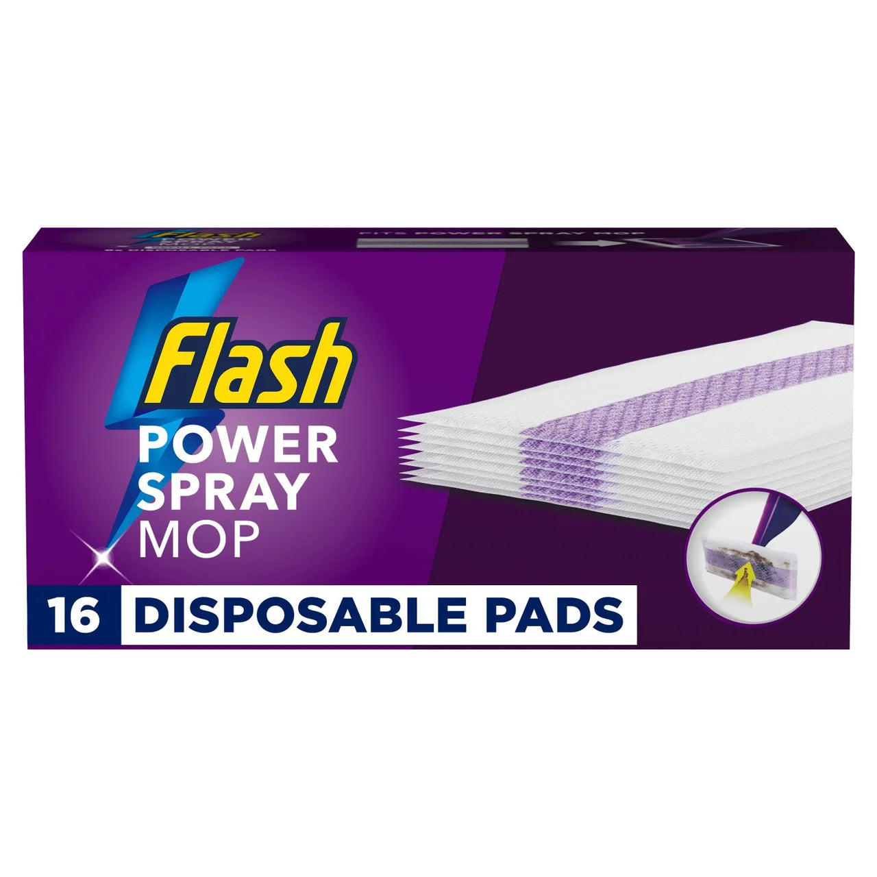 Flash Power Mop Multi-Surface Absorbing Pad Refills  16 per pack