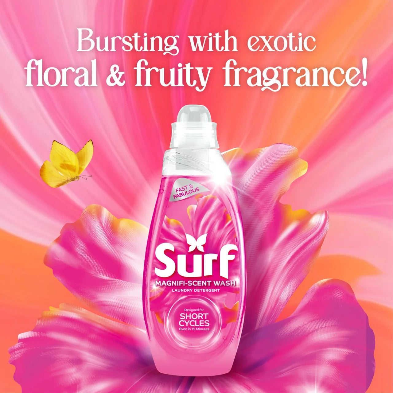 Surf Quick Wash Floral Fusion Laundry Detergent 55 Washes 837ml