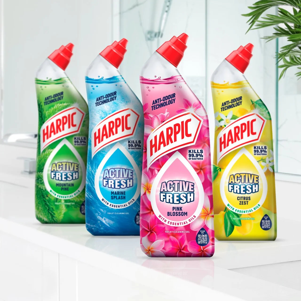 Harpic Active Fresh Sunshine Rituals Limited Edition Toilet Cleaner Gel 750ml