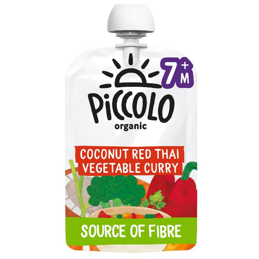 Piccolo Vegetable Thai Curry Organic Pouch 7mths+ 130g