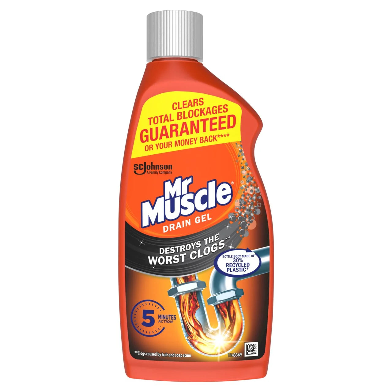 Mr Muscle Power Gel Drain Unblocker 500ml
