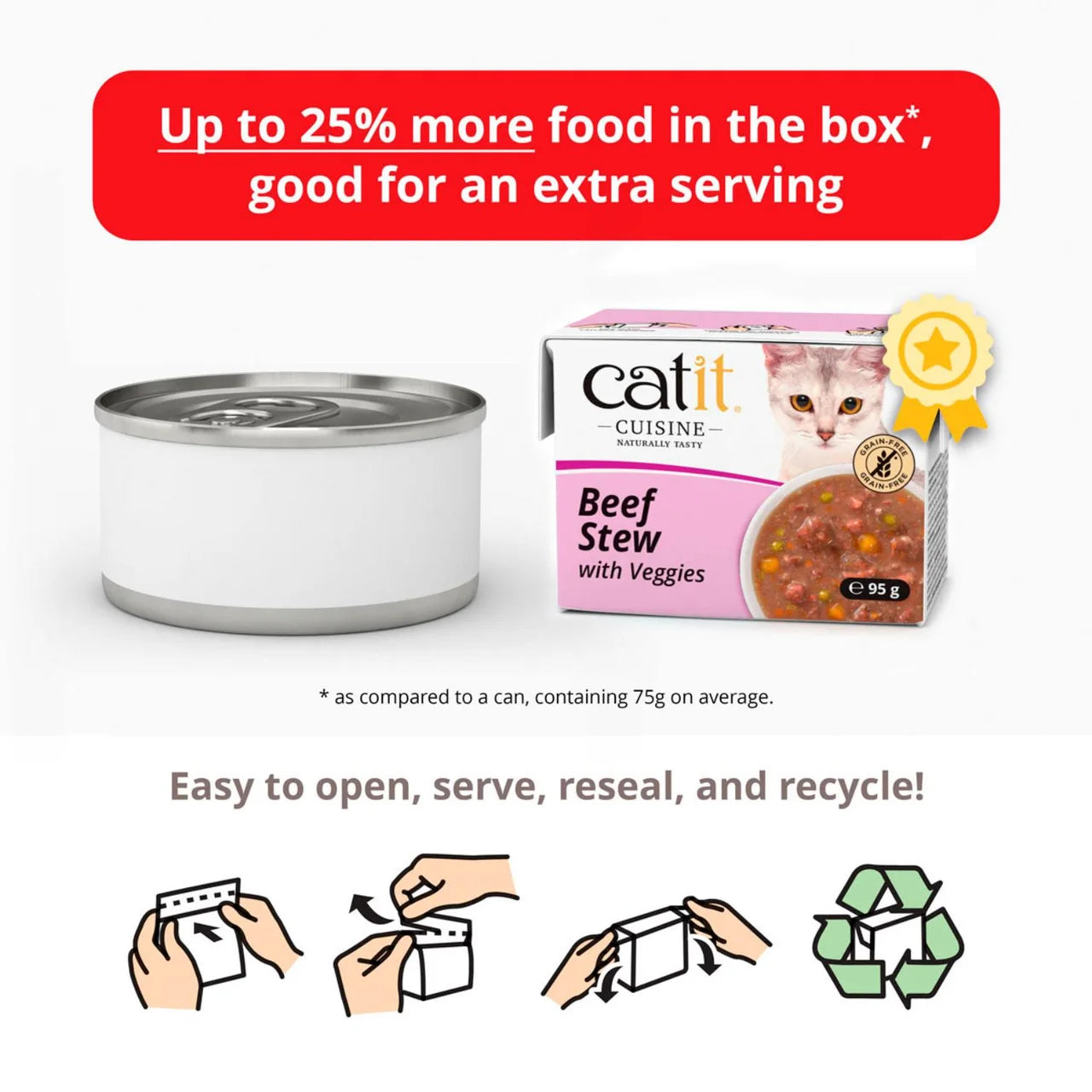 Catit Cuisine Beef Stew 95g