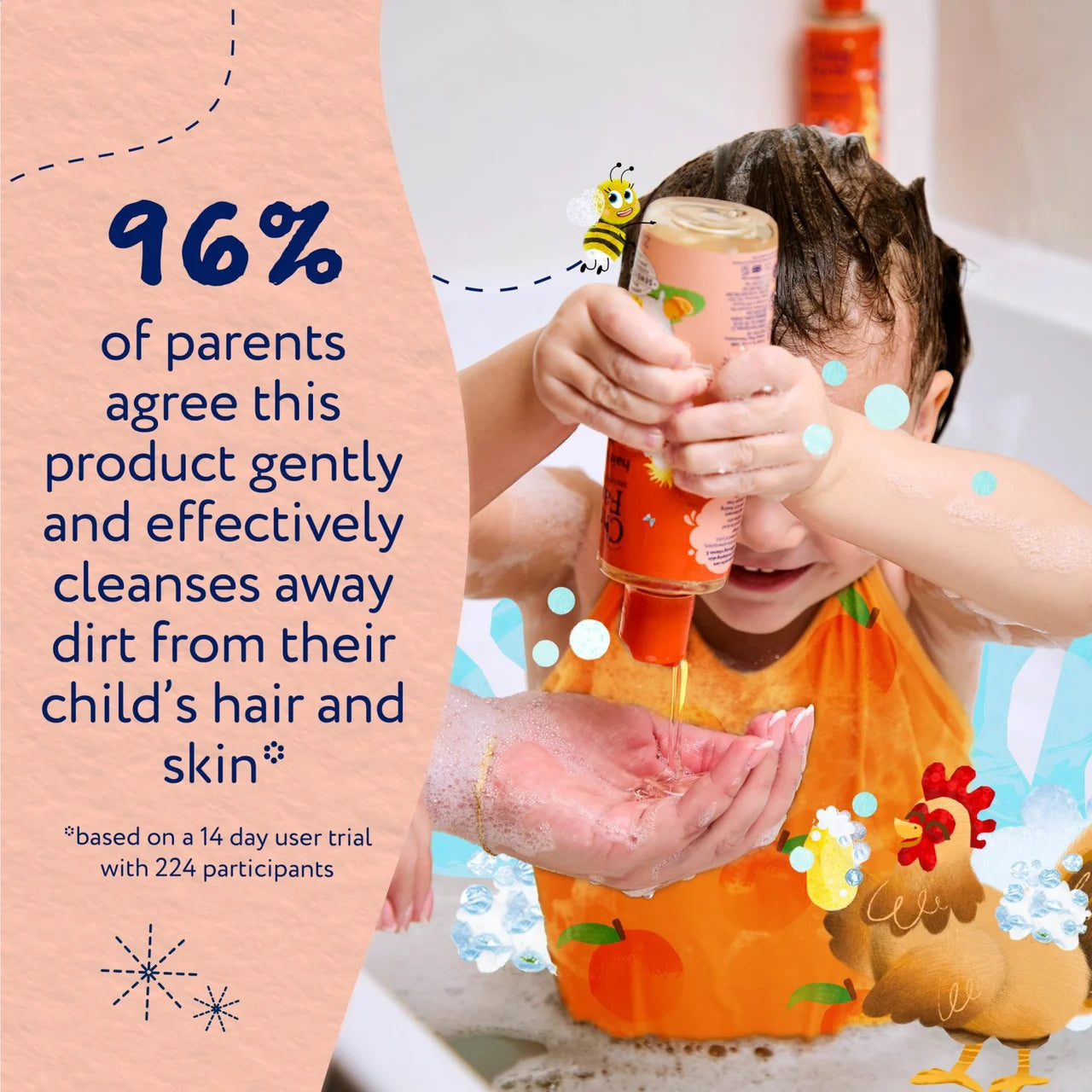 Childs Farm Hair & Body Wash, Sweet Orange 500ml