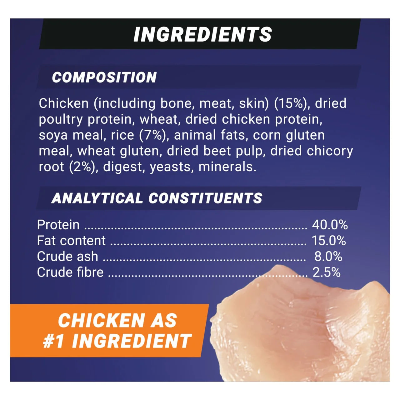 Purina One High Protein Chicken Dry Cat Food 650g