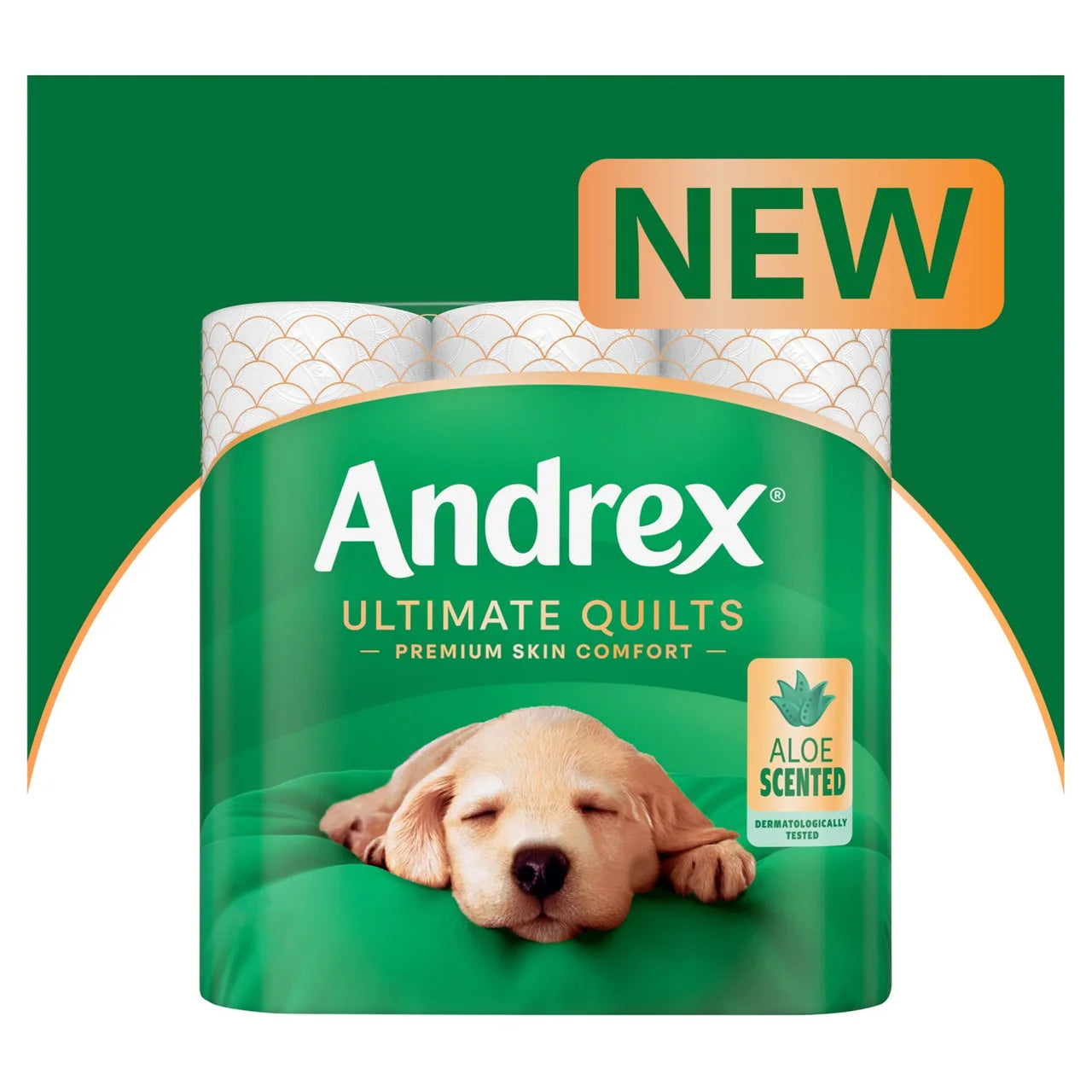 Andrex Ultimate Quilts + Aloe Vera Toilet Roll 9 per pack