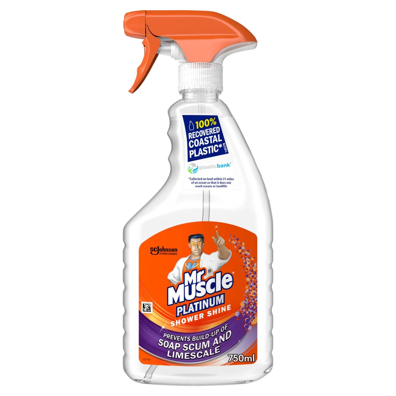 Mr Muscle Platinum Shower Shine Spray 750ml