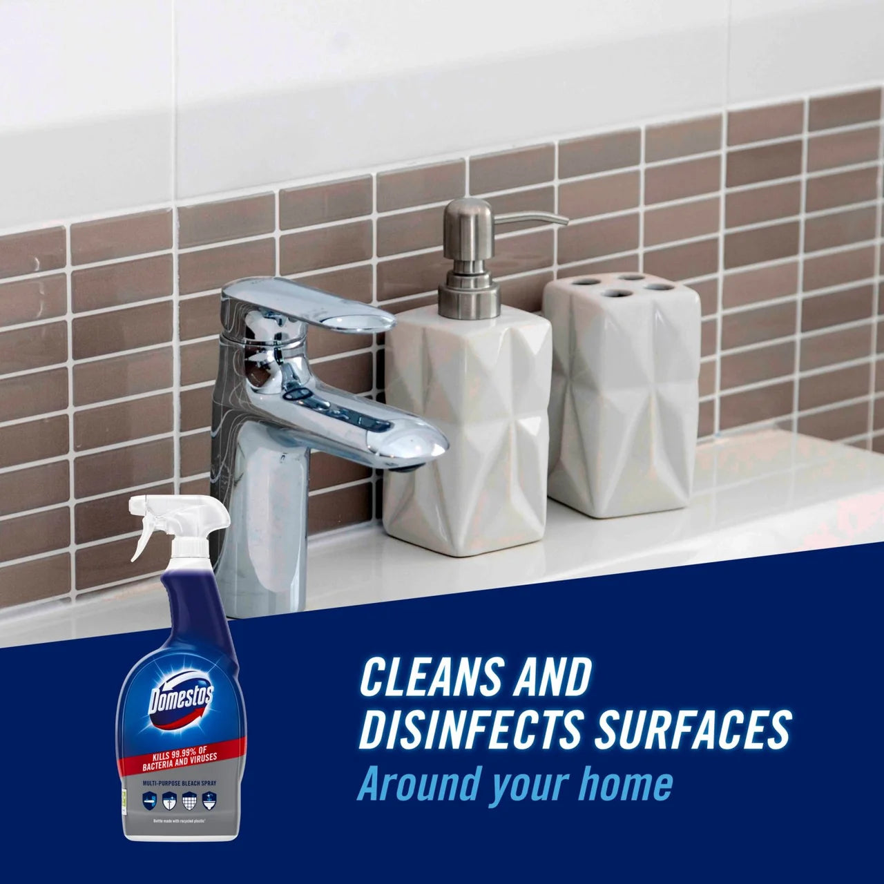 Domestos Bleach Cleaner Spray Multi-Purpose 700ml
