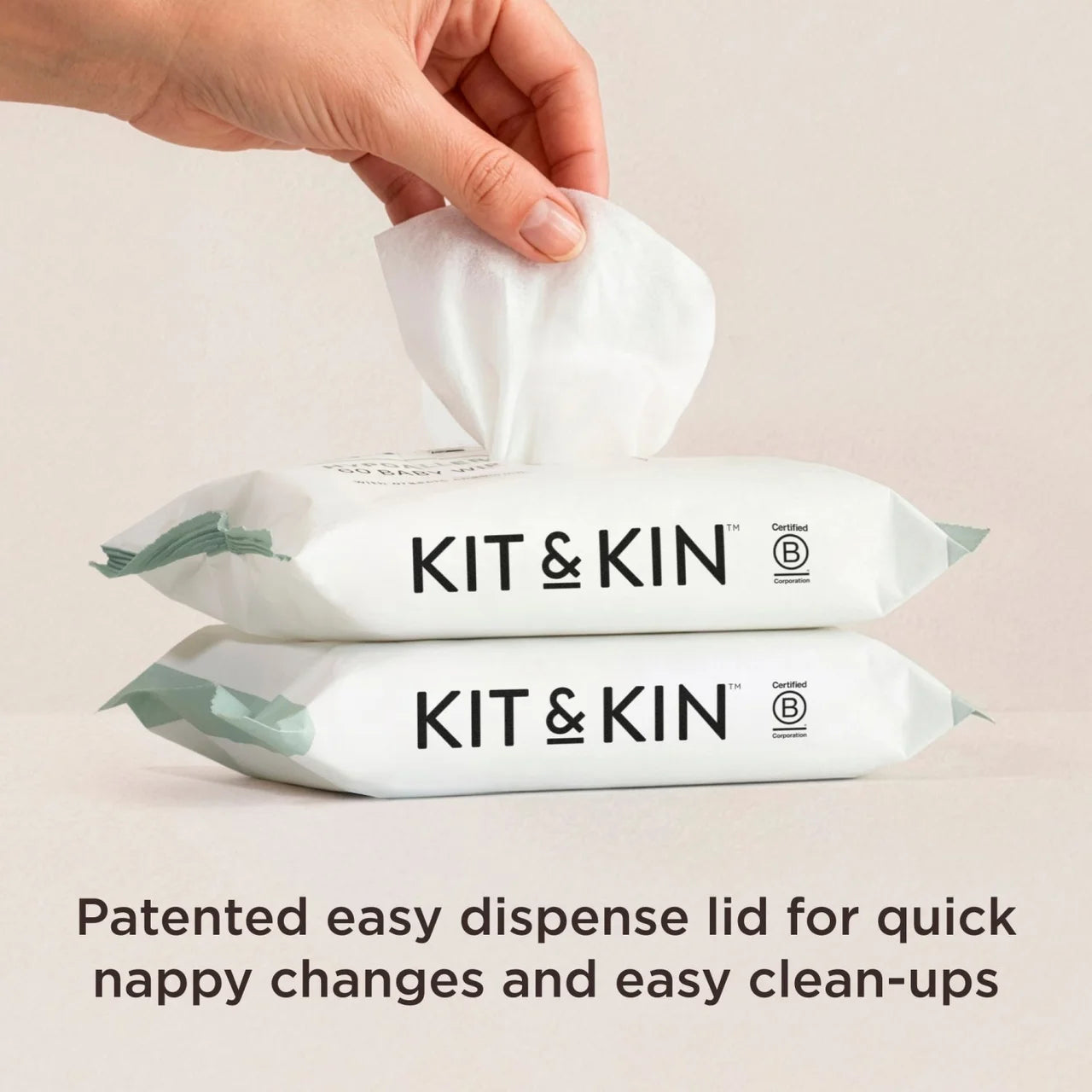 Kit & Kin Hypoallergenic Baby Wipes Multipack 10 x 60 per pack