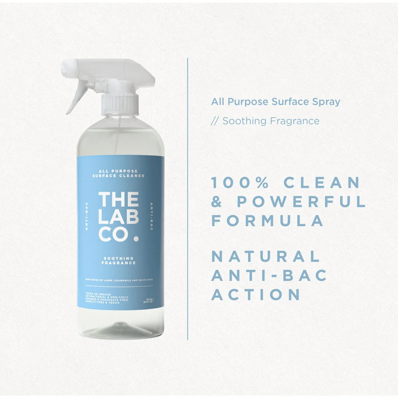 The Lab Co. Soothing All Purpose Cleaner Antibacterial 750ml