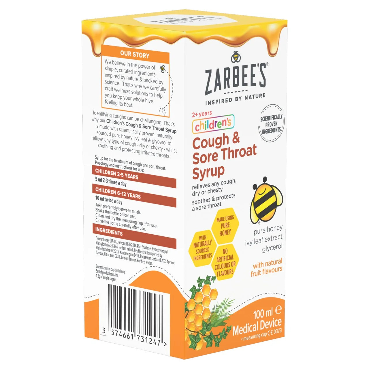 Zarbee's Children's Cough & Sore Throat Syrup 100ml