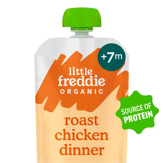 Little Freddie Roast Chicken with Veg Baby Food Pouch 6+ Months 130g