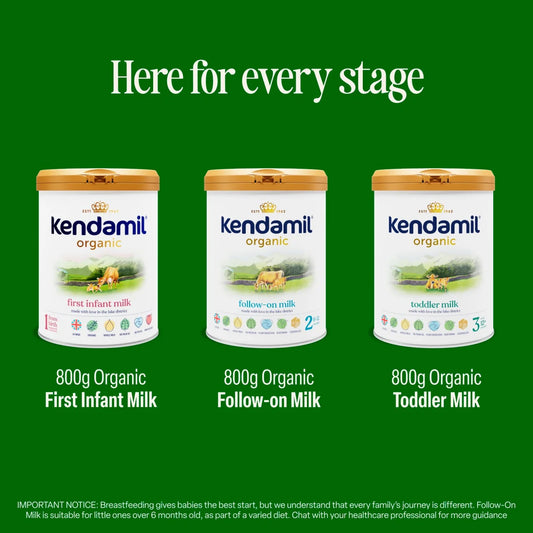Kendamil Organic 1 First Infant Milk Powder, From Birth 800g