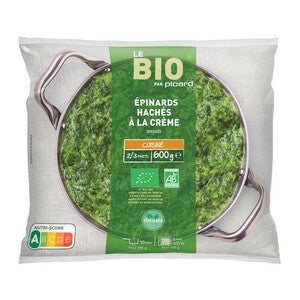 Picard Organic Chopped Spinach with Cream