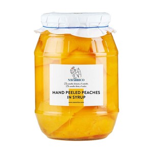 Brindisa Navarrico Hand-Peeled Peach Halves in Syrup