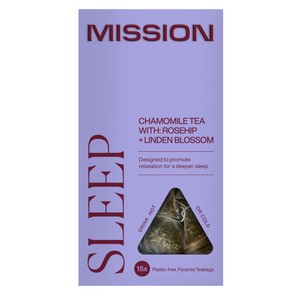 MISSION Sleep Chamomile Tea Bags with Rosehip + Linden Blossom