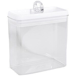 M&S Collection 2.7L Rectangular Flip-Tight Food Storage, White Mix