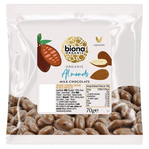 Biona Organic Almonds Milk Chocolate