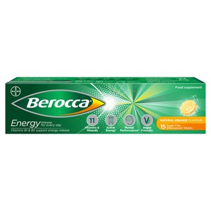 Berocca Orange Energy Vitamin Effervescent Tablets