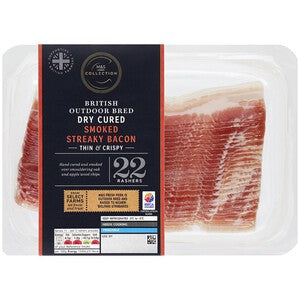 M&S Dry Cured Smoked Streaky Bacon