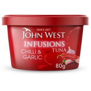 John West Chilli & Garlic No Drain Tuna Infusions 80g
