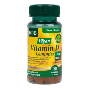 Holland & Barrett Vitamin D 1000 I.U 25ug Vegan Gummies Orange Flavour