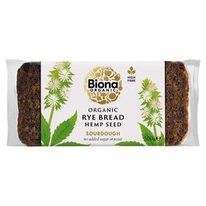 Biona Organic Rye Bread With Hemp Seed