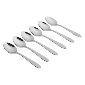 M&S Set of 6 Maxim Teaspoons, Silver