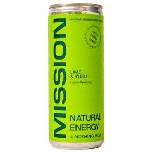Mission Natural Energy, Yerba Mate, Lime & Yuzu