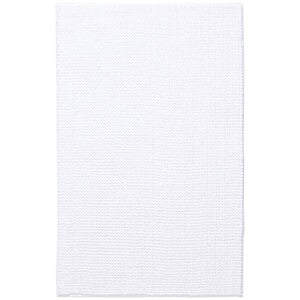 M&S Quick Dry Bobble Bath Mat White